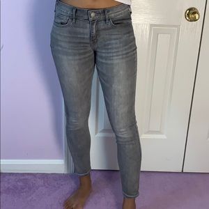 Grey Denim Jeans Hollister